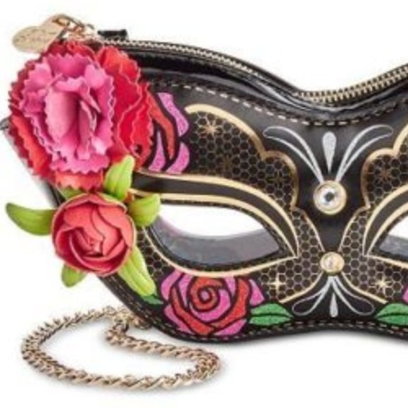 Betsey Johnson Masquerade Mask Crossbody - Picture 5 of 5